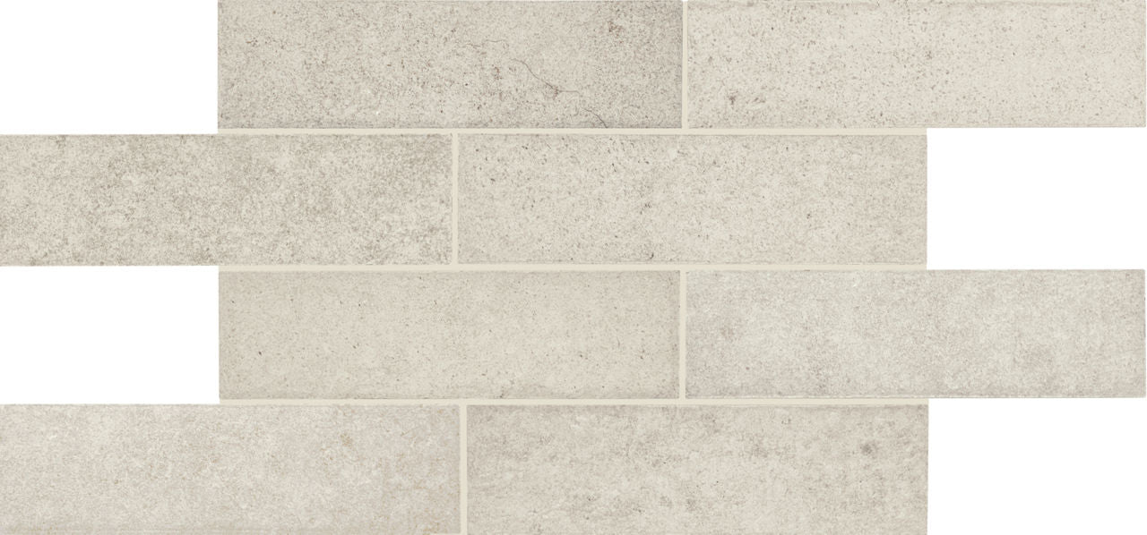 6x24 Historic Limestone Natural Stone-Look Matte Textured Porcelain Tile