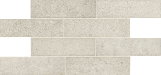 6x24 Historic Limestone Natural Stone-Look Matte Textured Porcelain Tile