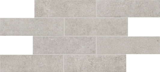6x24 Historic Limestone Natural Stone-Look Matte Textured Porcelain Tile