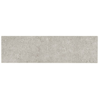 Soft Gray - 6x24 Historic Limestone Natural Stone-Look Matte Textured Porcelain Tile