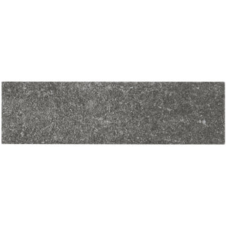 Dark Gray - 6x24 Historic Limestone Natural Stone-Look Matte Textured Porcelain Tile