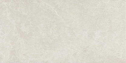 8x24 Prime  Natural Stone-Look Glossy Smooth Ceramic Tile Soft White
