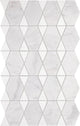 12x18 Perfit Mosaix Diamond Grid Octagon Mosaic Marble-Look Polished Smooth Stone Tile Marble White