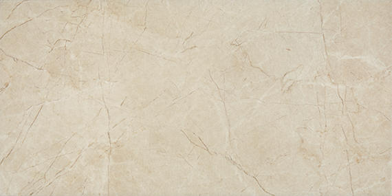 6x18 Platinum  Natural Marble-Look Glossy Smooth Porcelain Tile Almond