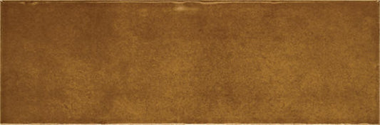 4x12 Studio Haven  Mosaic Stone-Look Glossy Smooth Ceramic Tile Golden Beige