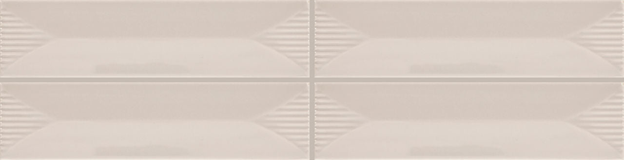 1/2x12 Color Story Pinstripes Jolly Solid-Color Glossy Smooth Ceramic Tile