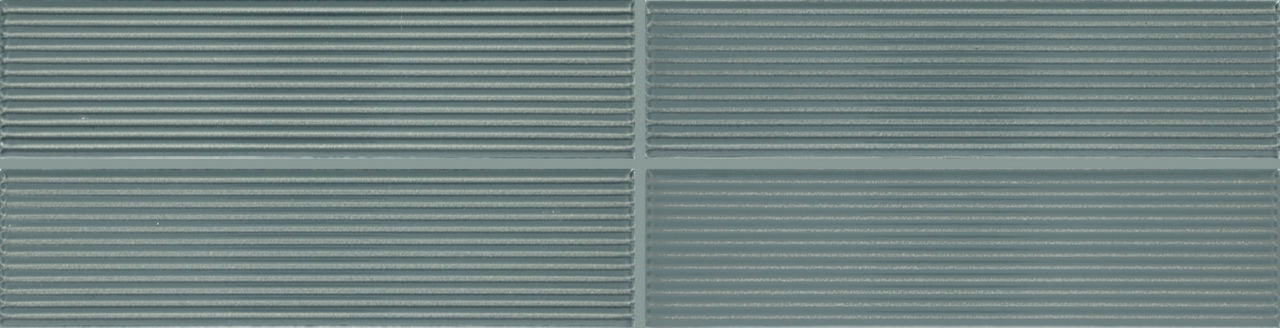 1/2x12 Color Story Pinstripes Jolly Solid-Color Glossy 3D-Geometric Ribbed Ceramic Tile
