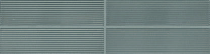 1/2x12 Color Story Pinstripes Jolly Solid-Color Glossy 3D-Geometric Ribbed Ceramic Tile