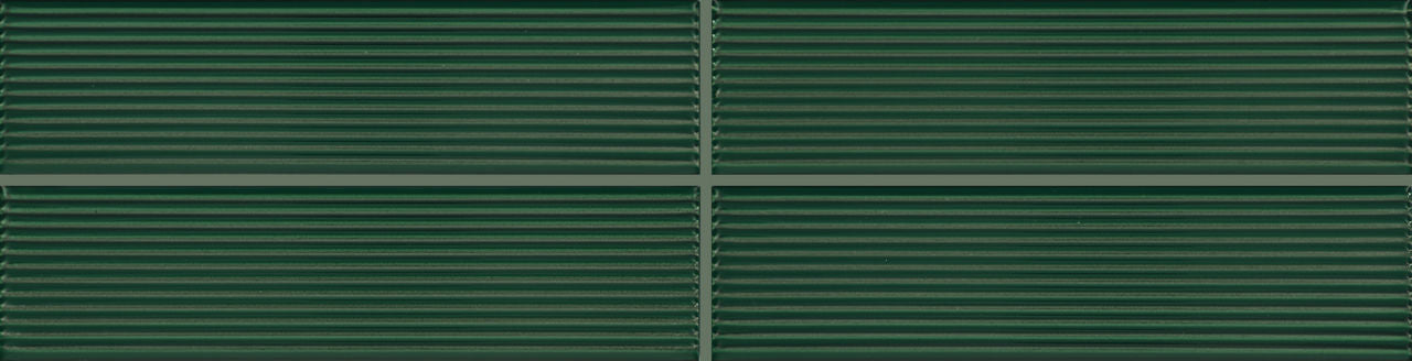 1/2x12 Color Story Pinstripes Jolly Solid-Color Glossy 3D-Geometric Ribbed Ceramic Tile