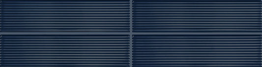 1/2x12 Color Story Pinstripes Jolly Solid-Color Glossy 3D-Geometric Ribbed Ceramic Tile