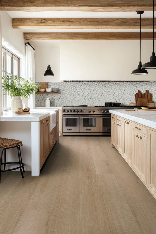 12x12 Cloudland Penny Round Mosaic Polished Smooth Marble Tile