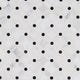 12x12 Florita Petal Floral Circle Mosaic Natural-Look Polished Smooth Marble Tile White Black