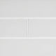 4x12 Ice Patterned Solid-Color Glossy Smooth Glass Tile White