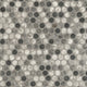 12x12 Urban Circle Penny Round Mosaic Stone-Look Matte Smooth Glass Tile Gray Black
