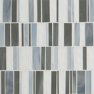 12x12 Citi Mosaic Solid-Color Glossy Smooth Glass Tile