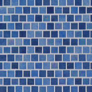 1x1 Hawaiian Mosaic Solid-Color Glossy Smooth Glass Tile