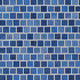 1x1 Hawaiian Mosaic Solid-Color Glossy Smooth Glass Tile Light Blue