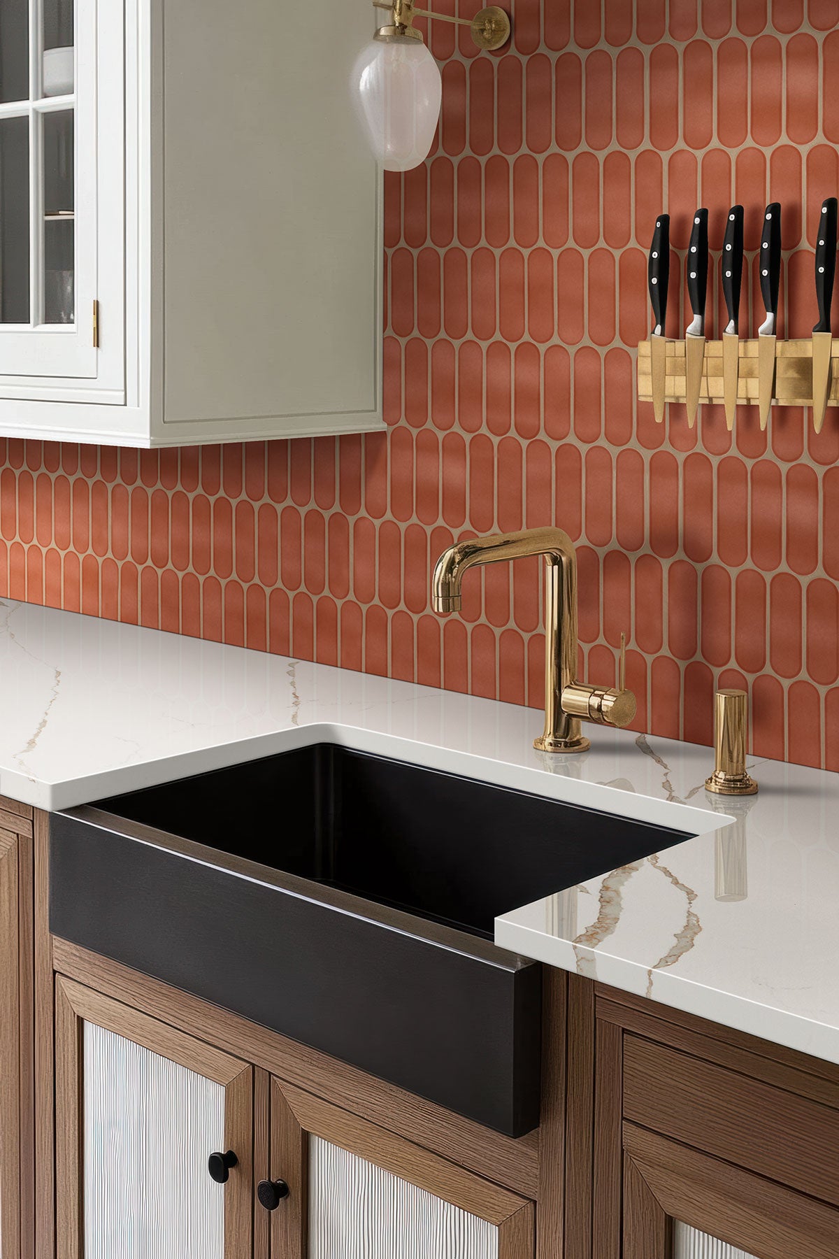 12x12 Terra Oval Solid-Color Glossy Smooth Glass Tile Pink Terracota