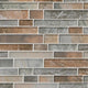 12x12 Taos Mosaic Stone-Look Glossy Smooth Glass Tile Gray Brown