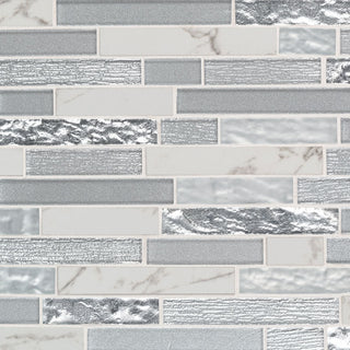 12x12 Whistler Mosaic Metallic-Look Metallic Textured Porcelain Tile