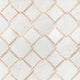 12x12 Marbella Octagon Mosaic Natural-Look Polished Smooth Marble Tile Beige White