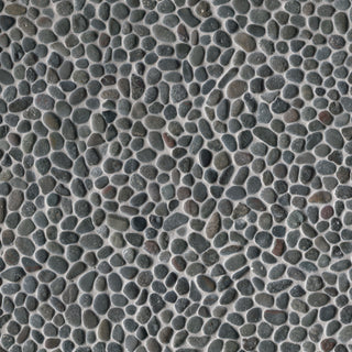 12x12 Noir Mosaic Natural-Look Tumbled Textured Marble Tile