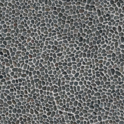 12X12 Noir Mosaic Natural-Look Tumbled Textured Marble Tile Brown Gray