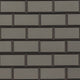 2x4 Crisson Solid-Color Matte Beveled Glass Tile Dark Taupe