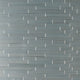 12x12 Silverina Mosaic Metallic-Look Metallic Textured Metal Tile Blue Gray