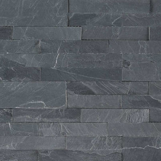 6x22 Midnight Mosaic Natural-Look Honed Textured Slate Tile