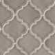 12x12 Dove Arabesque Mosaic Natural-Look Glossy Textured Ceramic Tile Taupe Beige