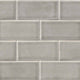 3X6 Dove Natural-Look Glossy Textured Ceramic Tile Soft Gray