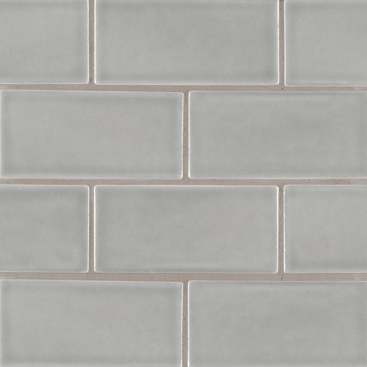 3x6 Morning Solid-Color Glossy Smooth Ceramic Tile