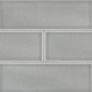 4x12 Morning Solid-Color Glossy Smooth Ceramic Tile