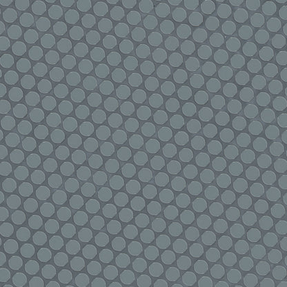 12x12 Cielo Circle Penny Round Mosaic Solid-Color Glossy Smooth Porcelain Tile Gray Blue