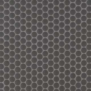 12x12 Penny Circle Penny Round Mosaic Solid-Color Matte Smooth Porcelain Tile