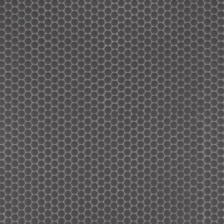 Dark Charcoal - 12x12 Penny Circle Penny Round Mosaic Solid-Color Matte Smooth Porcelain Tile