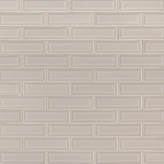 2x6 Portico Mosaic Solid-Color Glossy Smooth Ceramic Tile