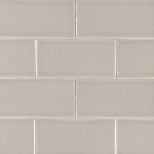 3x6 Portico Solid-Color Glossy Smooth Ceramic Tile