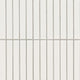 1x6 Domino Patterned Solid-Color Matte Smooth Porcelain Tile Off White