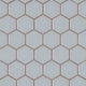 12x12 Glaze Hexagon Mosaic Solid-Color Matte Smooth Porcelain Tile Soft Gray