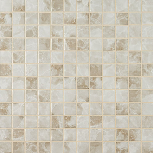 2x2 Terra Mosaic Marble-Look Matte Smooth Porcelain Tile