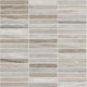 5/8 x 4 Ravello Mosaic Natural-Look Polished Smooth Marble Tile Beige Gray