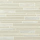 12x12 Snowcap Mosaic Natural-Look Matte Textured Porcelain & Glass Tile Beige Gray