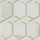 12x12 Luxor Picket Mosaic Natural-Look Matte Smooth Porcelain & Metal Tile Royal Gold