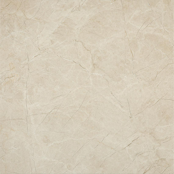 12x12 Platinum  Natural Marble-Look Matte Smooth Porcelain Tile Almond