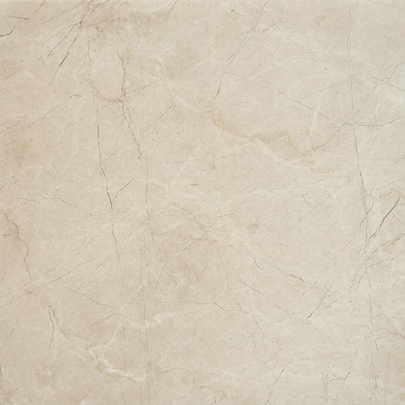 12x12 Platinum  Natural Marble-Look Matte Smooth Porcelain Tile Almond