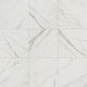 12x12 Platinum  Natural Marble-Look Matte Smooth Porcelain Tile White Gray