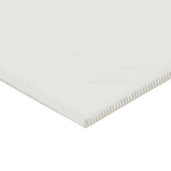 12x12 Platinum  Natural Marble-Look Matte Smooth Porcelain Tile White Gray