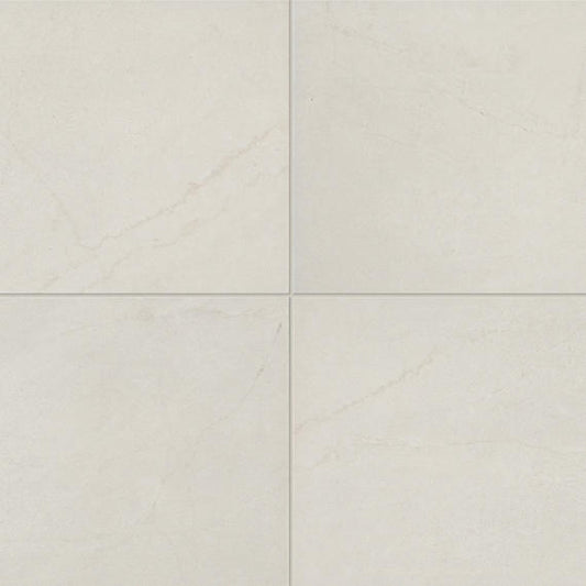 12x12 Prime  Natural Stone-Look Matte Smooth Ceramic Tile Soft Beige